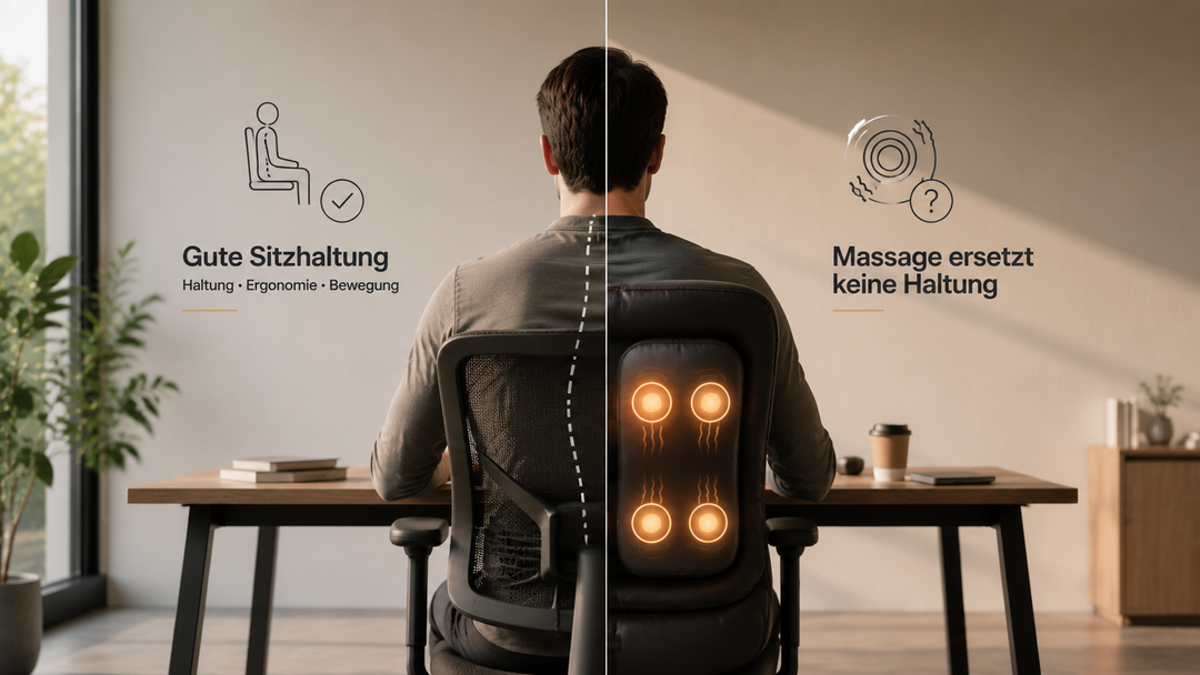 Kann ein Massage-Bürostuhl eine gute Sitzhaltung ersetzen?