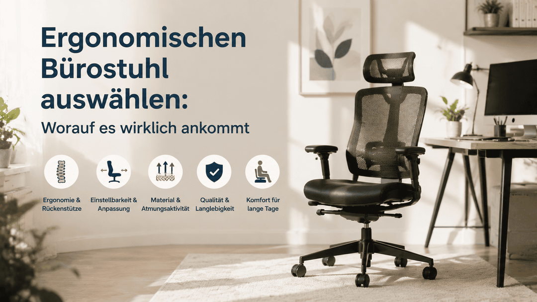 Ergonomischen Bürostuhl auswählen: ergonomischer Bürostuhl im Homeoffice