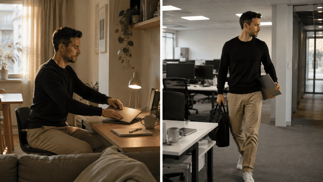 Homeoffice oder Büro: Warum zwei gleiche Arbeitstage völlig unterschiedlich enden