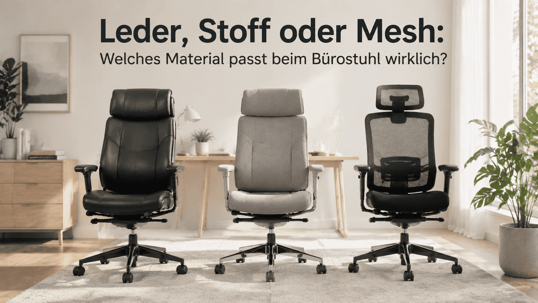 Leder, Stoff oder Mesh: Welches Material passt beim Buerostuhl wirklich?
