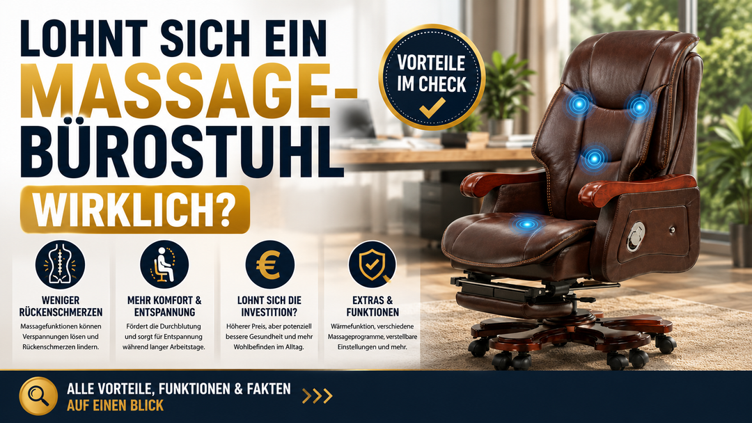 Lohnt sich ein Massage-Bürostuhl wirklich?