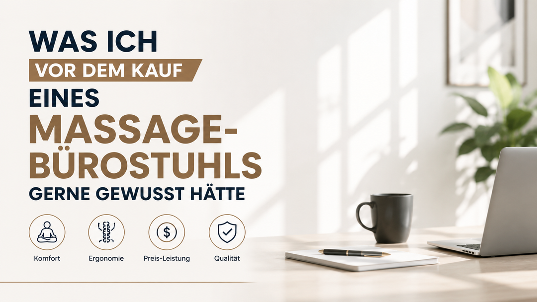 Was ich vor dem Kauf eines Massage-Bürostuhls gerne gewusst hätte