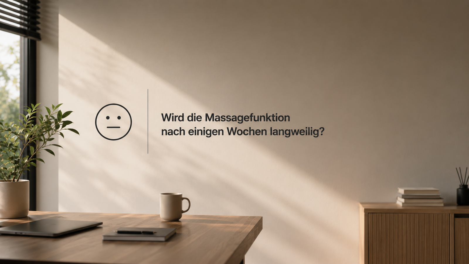 Wird die Massagefunktion nach einigen Wochen langweilig?