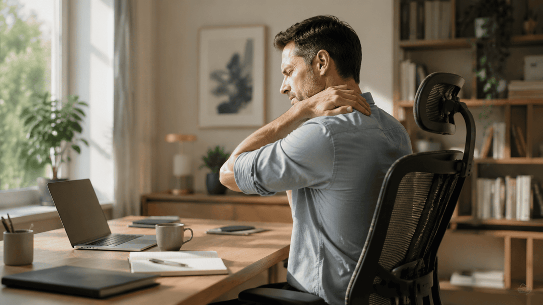 Modernes Homeoffice während eines langen Arbeitstages