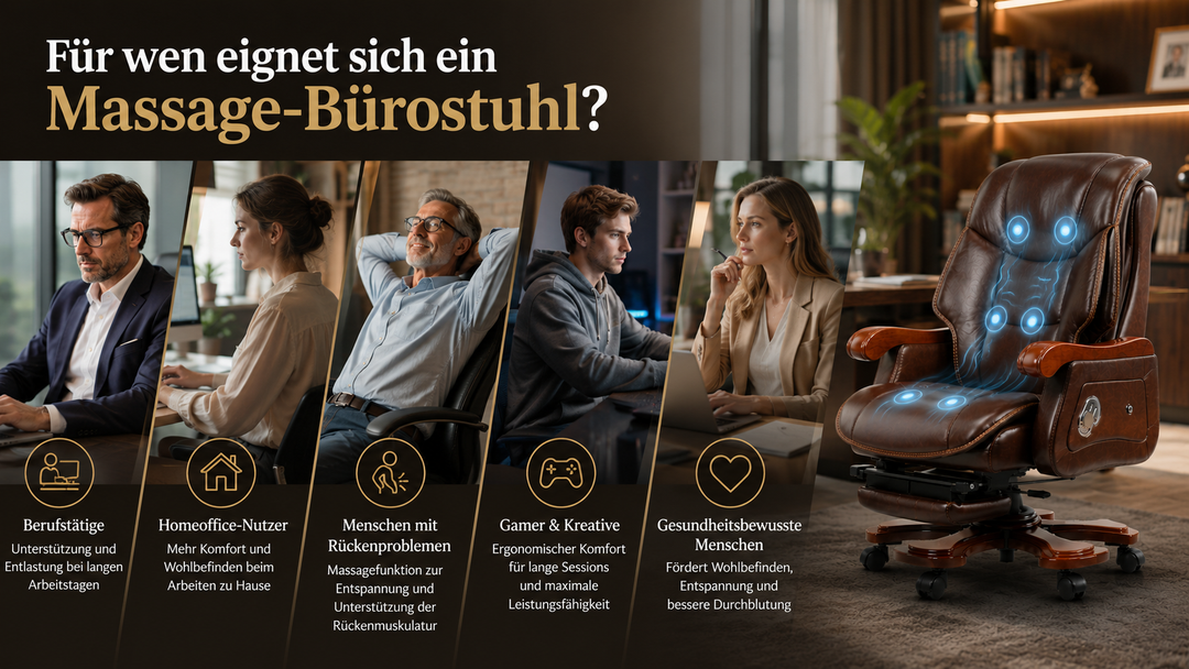 Für wen ist ein Massage-Bürostuhl nicht geeignet?