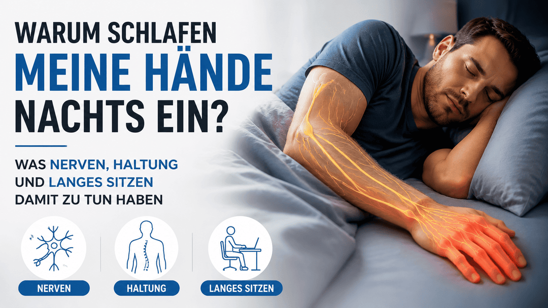 Warum schlafen Hände nachts ein? Zusammenhang zwischen Nerven, Haltung und langem Sitzen