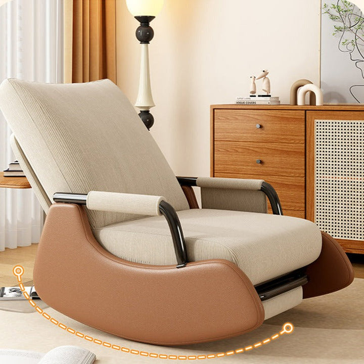 Relax-Schaukelstuhl mit Liegefunktion – komfortabler Relaxstuhl für Zuhause