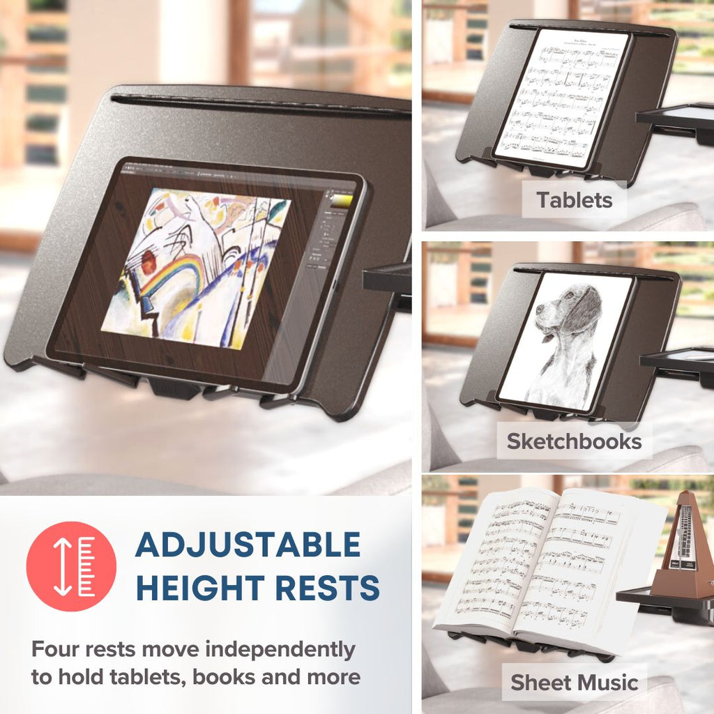 Mobiler Laptopständer mit verstellbarem Arm – rollbarer Laptop-Arbeitsplatz für Homeoffice & Büro