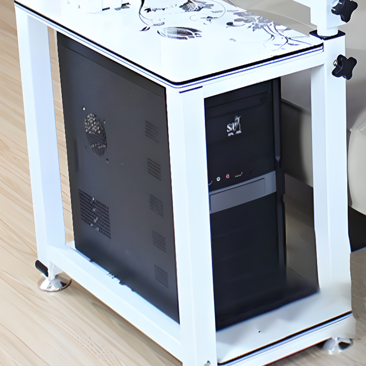 WS-66 Mobiler Steh-Sitz-Schreibtisch höhenverstellbar