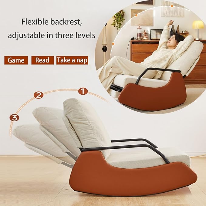 Relax-Schaukelstuhl mit Liegefunktion – komfortabler Relaxstuhl für Zuhause