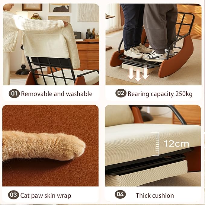 Relax-Schaukelstuhl mit Liegefunktion – komfortabler Relaxstuhl für Zuhause