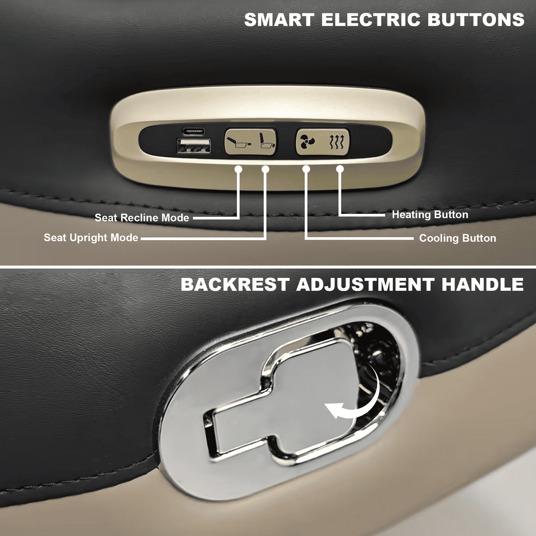 Office Chair with Reclining Function – Carlo Electric Recliner