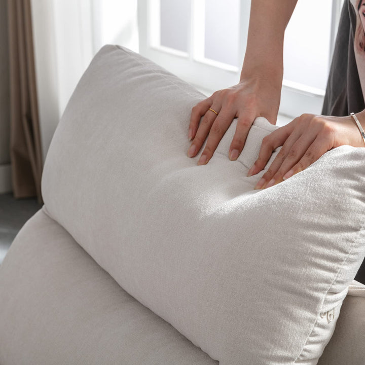Loungesessel mit dicker Polsterung – Moderner Akzentstuhl