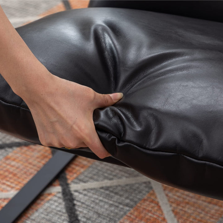Loungesessel mit dicker Polsterung – Moderner Akzentstuhl